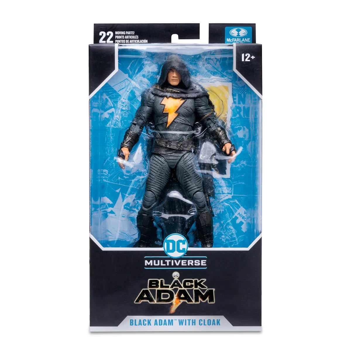 Black Adam DC Multiverse Black Adam (Cloak) Action Figure Hasbro Toys