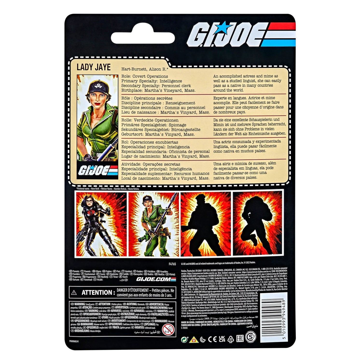 G.I. Joe Classified Series Retro Lady Jaye Hasbro Damaged