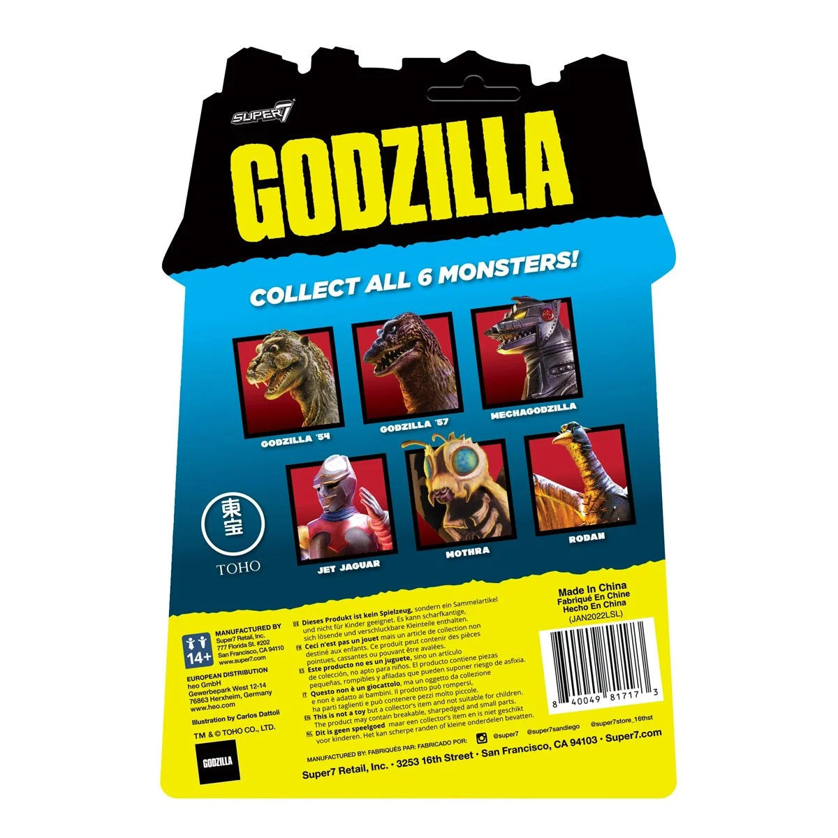 Godzilla Mechagodzilla 74 3 3/4-Inch ReAction Figure Hasbro Toys