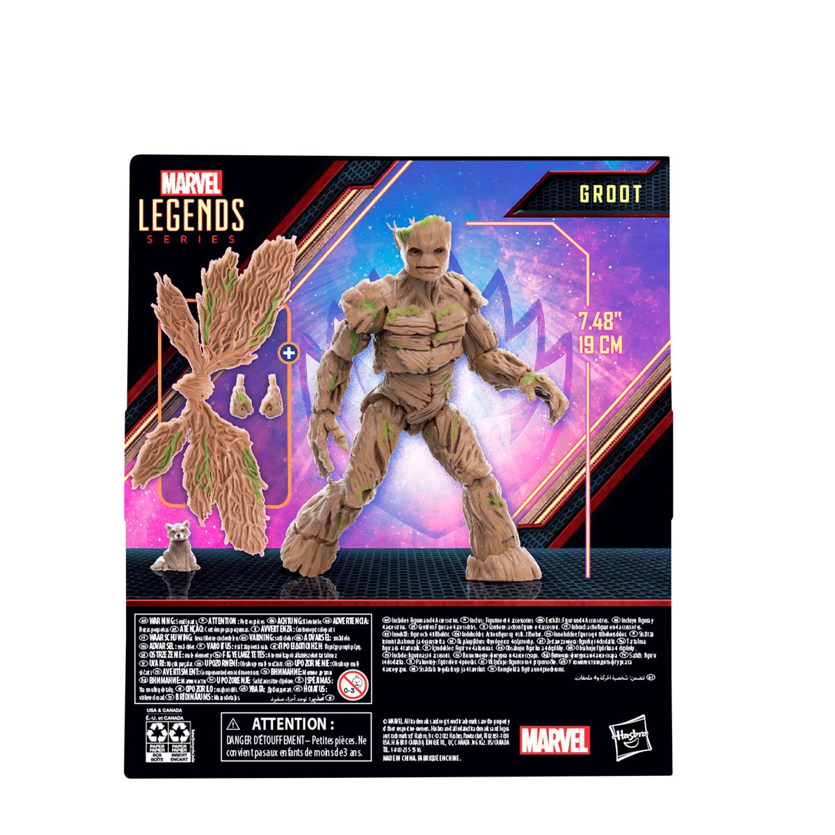 Guardians of the Galaxy Vol. 3 Marvel Legends Groot Hasbro