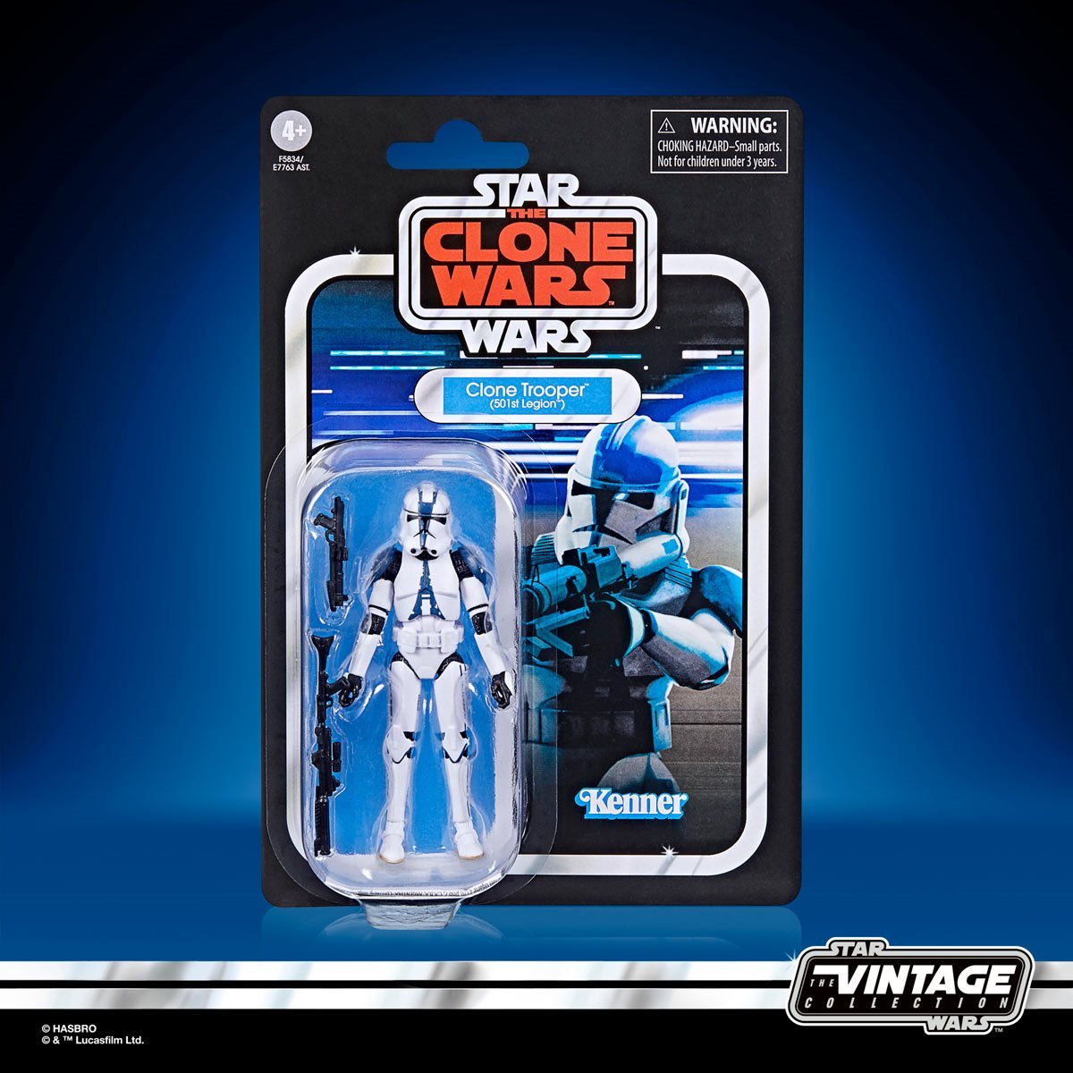 Hasbro No Protector Case Star Wars: The Vintage Collection Clone Trooper (501st Legion)