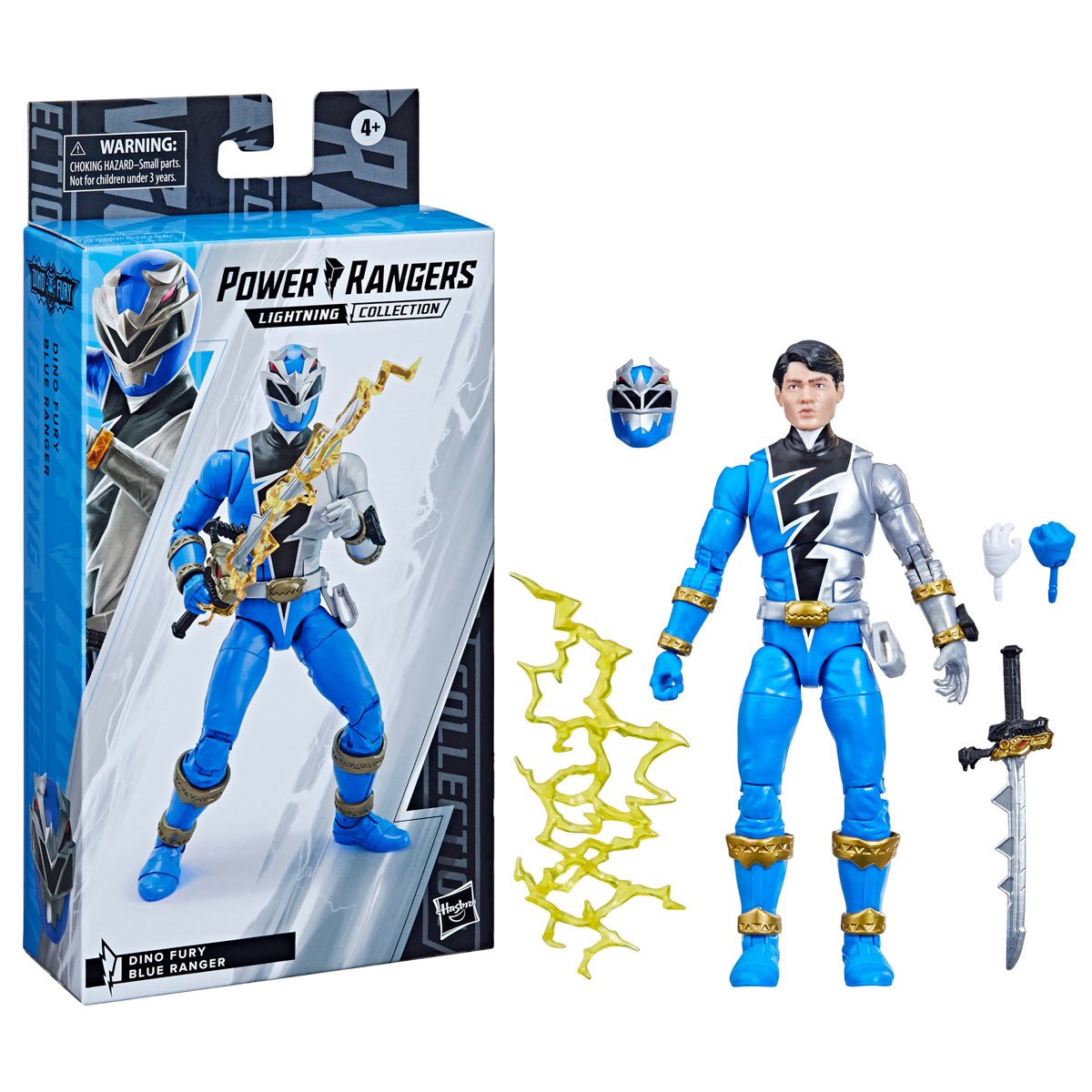 Power Rangers Lightning Collection Dino Fury Blue Ranger Hasbro Toys
