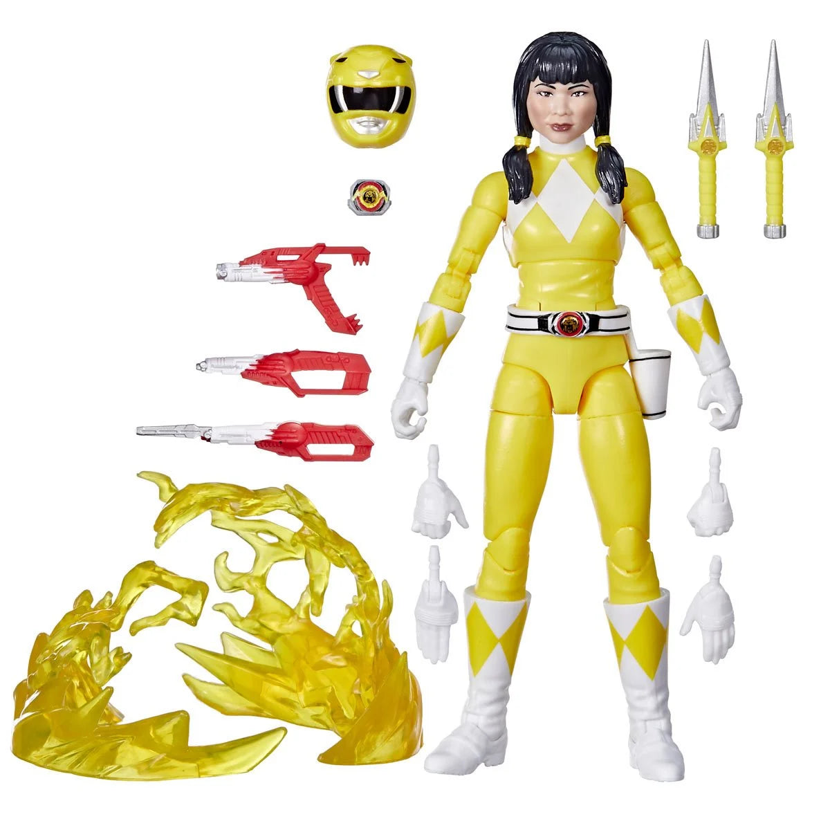 Power Rangers Lightning Collection Remastered Mighty Morphin Yellow Ranger Hasbro Toys