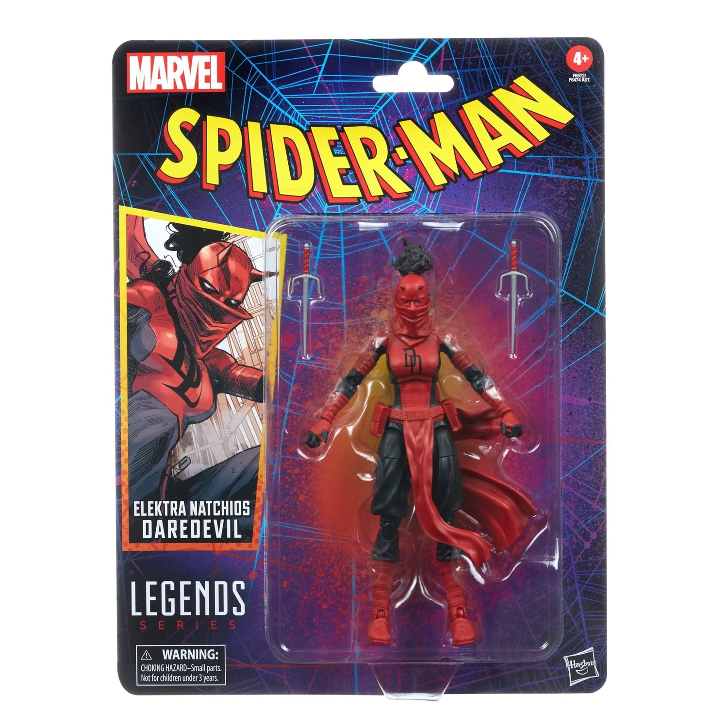 Spider-Man Retro Marvel Legends Elektra Natchios Daredevil Hasbro