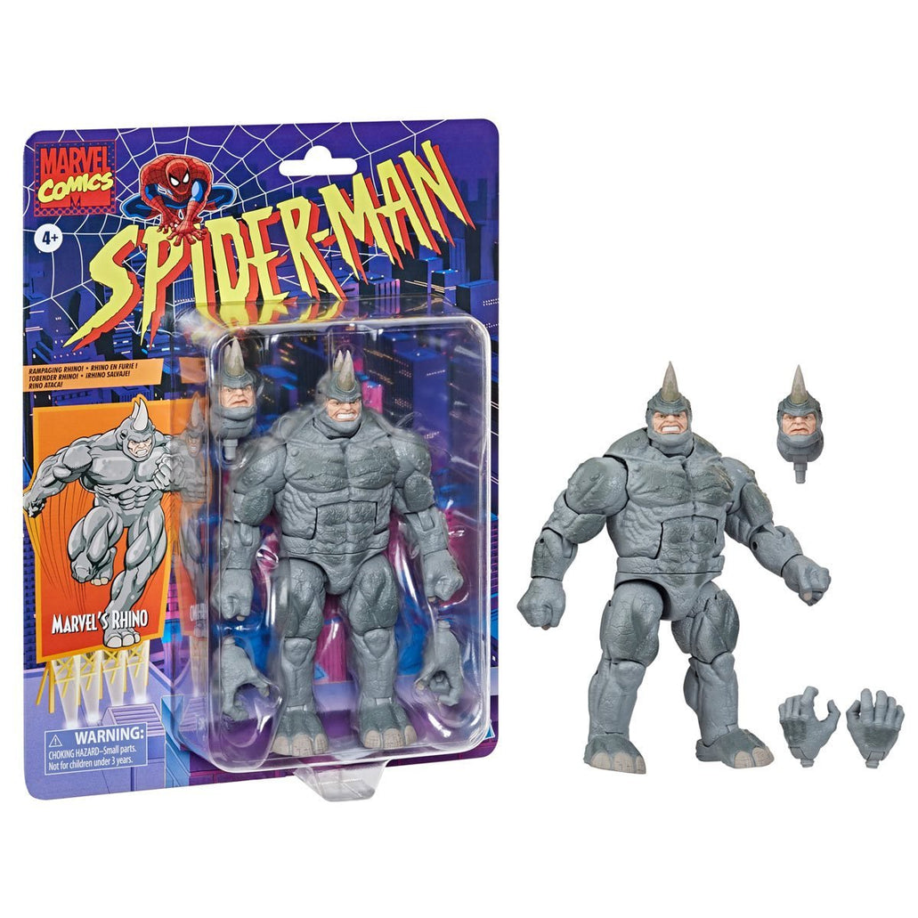 Spider-Man Retro Marvel Legends Rhino — CrazyCollecting