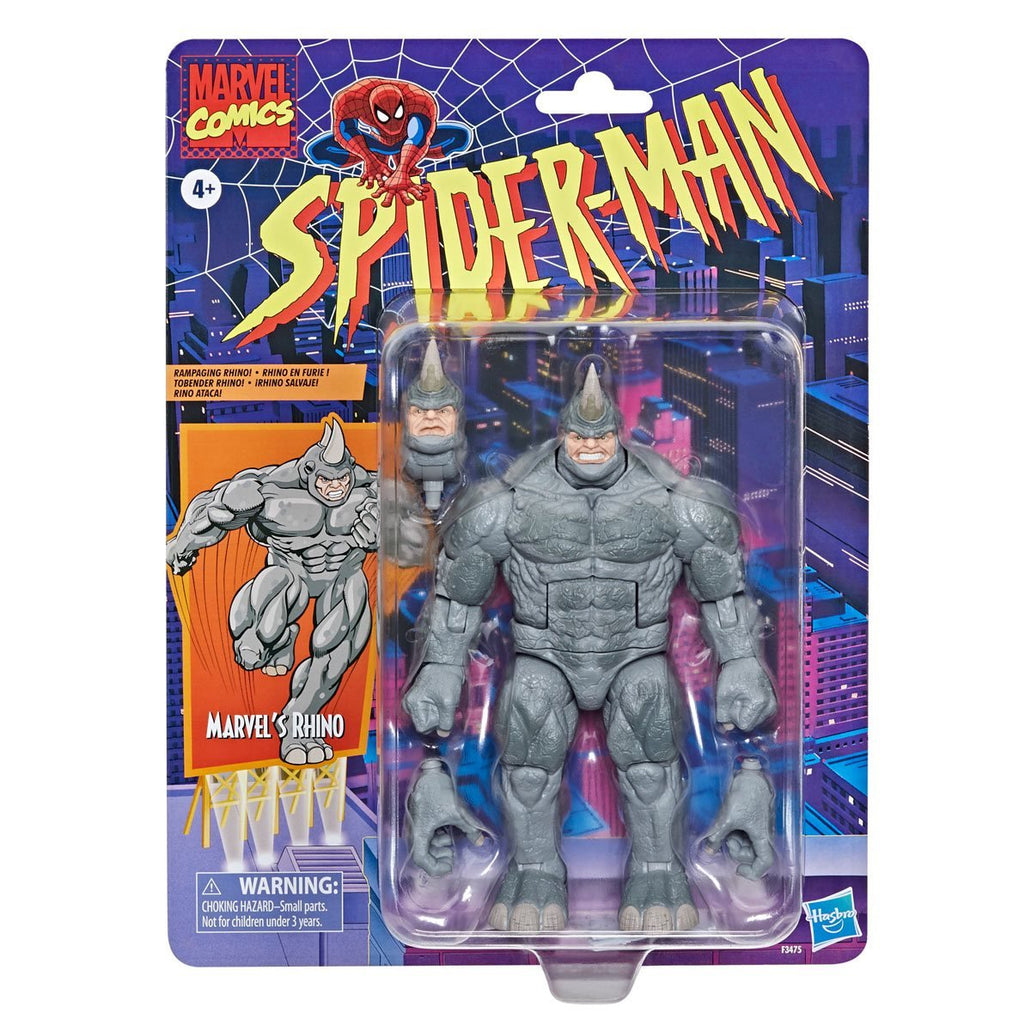 Spider-Man Retro Marvel Legends Rhino — CrazyCollecting