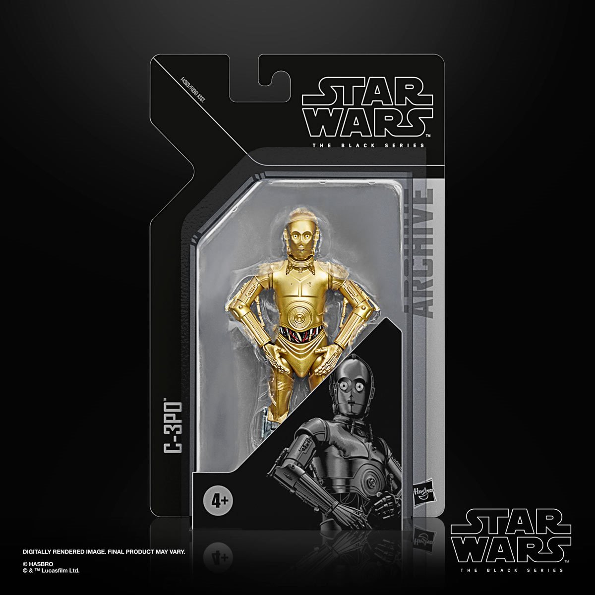 Star Wars: The Black Series Archive C-3PO Hasbro No Protector Case