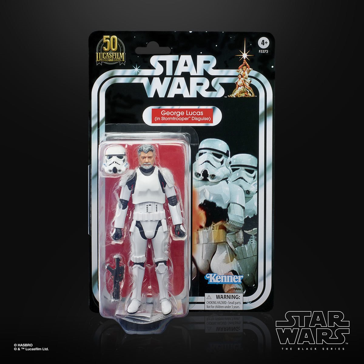 Star Wars: The Black Series George Lucas (in Stormtrooper Disguise) Hasbro No Protector Case