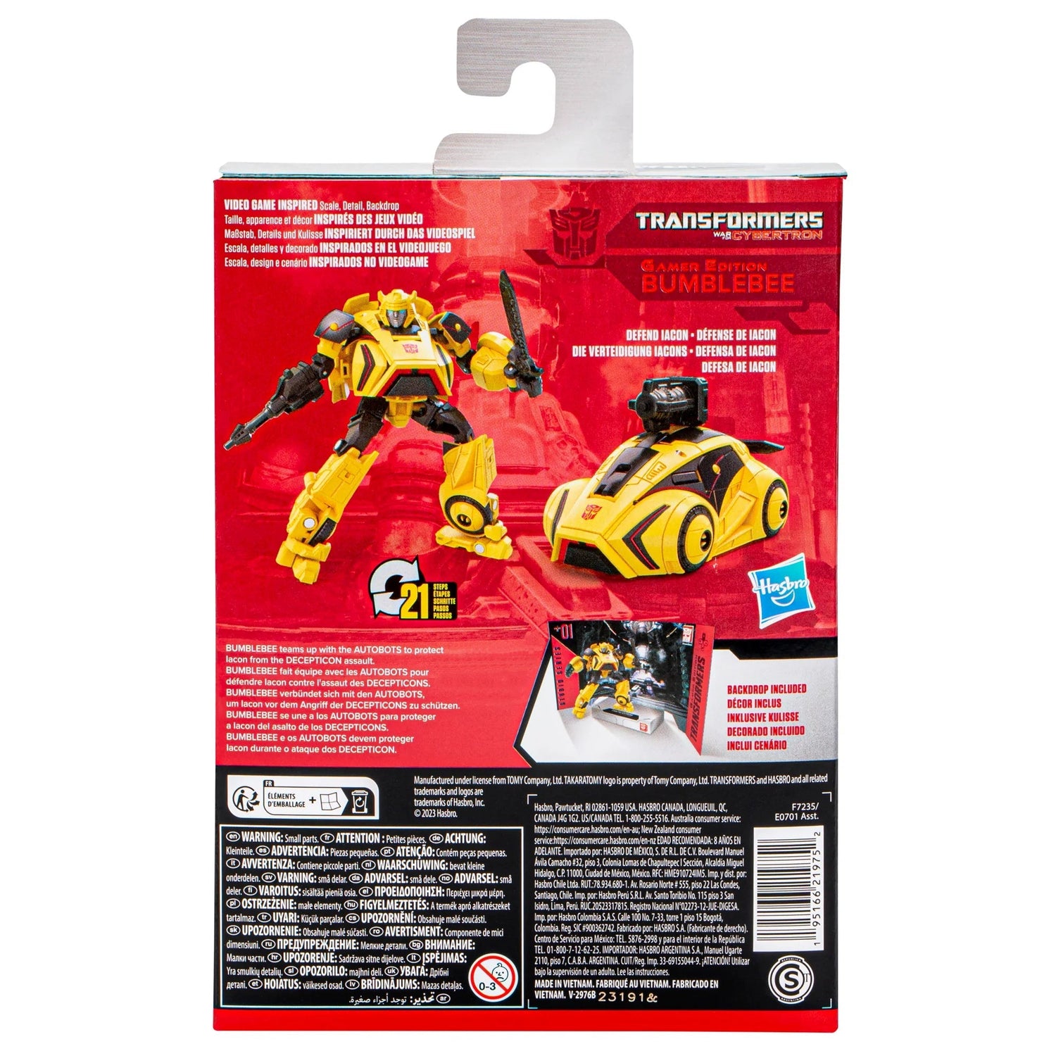 Transformers Studio Series Deluxe 01 Gamer Edition Bumblebee Hasbro