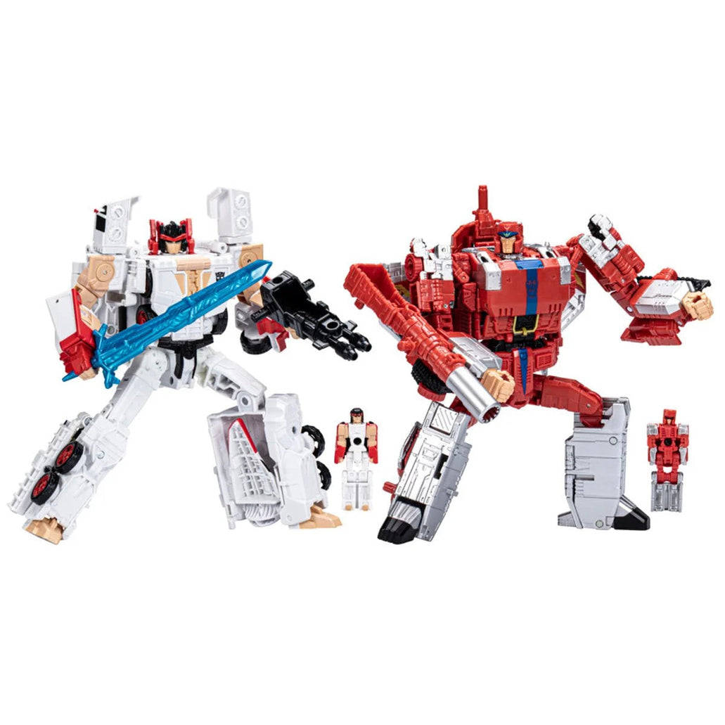 Hasbro Street Fighter II x sold Transformers Optimus Prime vs Megatron